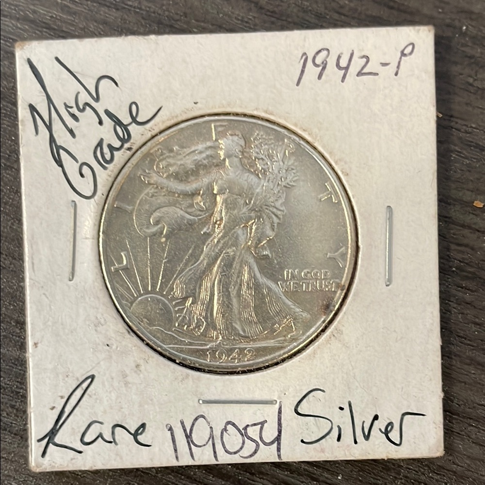 1942-P Silver Walking Liberty Half Dollar